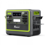 FOSSiBOT F2400 Kaasaskantav Elektrijaam, 2048Wh 2400W P&auml;ikeseenergia Elekterigeneraator, LiFePO4 Aku Elektrijaam,Telkimine roheline