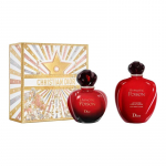DIOR Baisong Punane M&uuml;rk Kerge L&otilde;hnaga Kehalosjoon Parf&uuml;&uuml;mikomplekt Fantasialik Soov Piiratud Kingikarp Tualettvesi EDT Mandli Kookosp&auml;hkli Vanilli 30ml+75ml punane