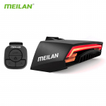 Meilan X5 jalgratta piduritulede signaaltuli puldiga, USB-laetav laserhoiatus-LED-tuli