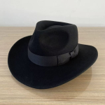 Kvaliteetne 100% Austraalia villast h&auml;rrasmehe fedora meestele Prantsuse vintage viltist kauboim&uuml;tsid Suurused 56-58cm 58-60cm 60-62cm L 58-60cm must