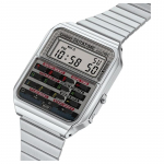 CASIO xBACK TO THE FUTURE VINTAGE seeria klassikaline mitmek&uuml;lgne kvartsterasest rihmaga meeste k&auml;ekell hall ketas CA-500WEBF-1APR h&otilde;be