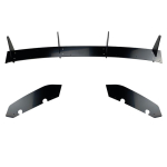 Auto tagumise kaitseraua difuusori lipi splitterid Spoiler Tagakaitseraua kaitsja SEAT Leon Hatchback MK3 2013-2016 jaoks must