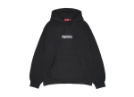 Supreme Box Logo Kapuutsiga sviiter Must S black