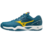 Mizuno Wave Intense Tour 5 AC Madalad Vastupidavad Tennisejalatsid Meeste tossud Sinine Valge Kollane 61GA190030 41