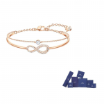 Swarovski roosakulla tooni plaaditud k&auml;ev&otilde;rud Naistele roosakulla tooni plaaditud F-Original brand box (color random) roosa kuldne v&auml;rv