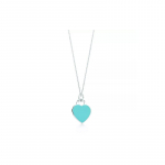 TIFFANY &CO. s&uuml;damekujuline ripats sterlingh&otilde;bedast kaelakee naistele h&otilde;bedane 60013285-h&otilde;bedane 16 h&otilde;be