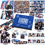 Stray Kids KARMA 4. albumi luksuslik kaupade kinkekarbi komplekt - Lomo-kaardid Kleebised V&otilde;tmehoidjad Paelad Alus J&auml;rjehoidja Washi-teip Kpop-kaup STAY kingitus