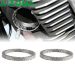 Harley Touring FLH FLHT Road King FLHR Softail FXST FLSTF FLSTC Dyna FXD FXDWG FXDB Mootorratta v&auml;ljalasketoru kollektori tihendid black