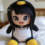 Armas Gugu Gaga Pingviini Pehmem&auml;nguasi 25 30cm Meme Anime Lisatarvikud Pingviin Gugugaga T&auml;idisega M&auml;nguasjad Padjad Laste S&uuml;nnip&auml;evakingitused brown