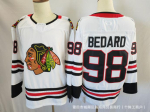 NHL j&auml;&auml;hoki s&auml;rk Blackhawks meeskonna s&auml;rk 98# BEDARD meeste suurus 86 tikitud hoki s&auml;rk piiri&uuml;lene hulgim&uuml;&uuml;k XL