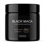 40x Tugevus Orgaanilised Musta Maca Juure Kapslid Ashwagandhaga - 40:1 Potentne ekstraktilisand meestele 1pack