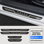 Roolikatted Auto Roostevabast Terasest Uksepaksu Kriimustusplaat Volvo XC40 XC60 XC70 XC90 V40 V50 V60 V70 V90 C30 S60 S80 S90 EX90 FE3 jaoks gray