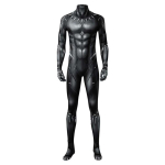 Marvel Black Panther Kost&uuml;&uuml;m Bodysuit T&auml;iskasvanud Lapsed Halloweeni Cosplay Jumpsuit Komplekt 190 yards black