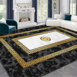 Kaasaegne Kuldne Luksuslik Vaip Suure Elutoa Kaunistus Kodused Vaibad Libisemiskindel Magamistoavaip Kohvilaua Vaibad Lounge'i Vaibad 80cm x 120cm