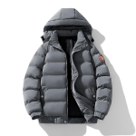 S&uuml;gistalvine vabaaja soe paksud meeste parkjad jakid Harajuku sulemantel Meeste kapuutsiga Parka v&auml;lir&otilde;ivad leivajope XL black