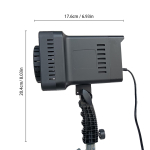 100W kahetooniline COB LED videovalgusti 2700K-6500K Fotograafia t&auml;itevalgusti stuudiofotograafia ja videisalvestuse jaoks gray