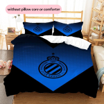Club Brugge KV Mustriga Voodipesu Tekikott Komplekt Kodu Kaunistus Kingitus (1 * tekikott + 2 * padjap&uuml;&uuml;ri ilma s&uuml;damikuta).xwn 140x200cm black