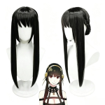 Anime Yor Forger Cosplay Kost&uuml;&uuml;m Anya Kleit &Uuml;likond Halloween Pere J&otilde;ulukleit Maskeraadipidu Rollim&auml;ng Parukas XXL black