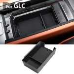Mercedes-Benz GLC 2023 2024 2025 X254 jaoks Silikoonist Sisestus Keskkonsooli Korraldaja K&auml;etoe Hoiukarp Topsihoidja Tarvikud Armrest Storage Box black