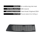 Tesla Model 3 2024 2025 2026 Model Y Juniper iluv&otilde;re v&otilde;rkpaneelid Alumise kaitseraua putukav&otilde;rk Tolmukindel ventilatsiooniava v&otilde;re kate black
