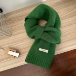 100% Villane Kootud Ka&scaron;miiri stiilis Sall: Mitmek&uuml;lgne &uuml;hev&auml;rviline meestele ja naistele, Korea talvemood 100% Wool roheline