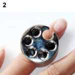 Naiste minis&otilde;rme k&uuml;&uuml;nekunsti palett Footprint Free Hand Manicure Open Ring 1