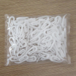 100 t&uuml;kki/komplekti kardinakonksud elutoa jaoks Plastikust nailonkardinate dekoratiivtarvikud valge