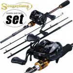 Kaasaskantav &otilde;ngerulli kombod reisi&otilde;ngede varras 13BB ultralight Baitcasting &otilde;ngerull 1.8M Rod&Reel Left Hand
