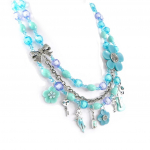 Les Tr&eacute;sors De Lily [H3514] - Collier Cr&eacute;ateur 'Barbara' turquoise t&uuml;rkiissinine