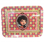 Lili Petrol [M3374] - V&auml;ike kandik 'Lili Petrol' punane (Emily) - 24x18 cm punane