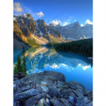 Teemantmaaling DIY Teemanttikandid Rhinestonest Maastiku Juga M&auml;e kingitus 20X30CM