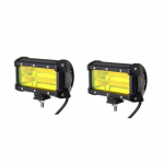 2x 5-tolline 72W kollane LED-t&ouml;&ouml;tuleriba udutuled maastikuautode maastur