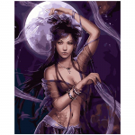 Maalimine numbrite j&auml;rgi DIY 40x50 Ilu kuuvalguses Figuurid L&otilde;uend Pulmakaunistus Kunstpilt Kingitus 40x50cm no frame