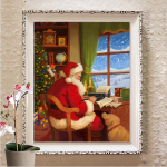 5D DIY Teemanttikandid T&auml;isruudukujuline teemantmaal Maastiku Ristpistes Kirsikivikunst Kodukaunistus Full Round 20X30CM