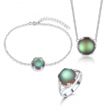 Umcho 925 Sterling Silver Aurora Borealis ehtekomplektid 5