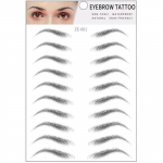 6D t&auml;toveeringuga kulmukleebis Biooniline kauakestev veekindel kulmude poolp&uuml;siv kulmuplaaster, mida on lihtne kasutada