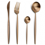 4 tk Rose Gold s&ouml;&ouml;gin&otilde;ud 18/10 roostevabast terasest s&ouml;&ouml;gin&otilde;ud kahvel nuga kulbid Kahvlid s&ouml;&ouml;giriistade komplekt lauan&otilde;ud peo jaoks