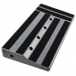 Rockhouse'i vastupidav kitarriefektide pedaalilaud, suur kitarripedaalipaneel kleeplindiga with 10 holes must