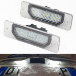 1 paari numbrim&auml;rgi valgusti lamp 18SMD veatu LED number OEM Direct Infiniti Fx35 Fx45 Q45 I30 I35 Q70 Nissan Fuga Cefiro jaoks valge