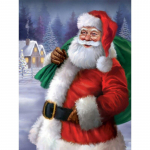 Uus 5D DIY Teemantmaaling J&otilde;uluvana Teemanttikandid J&otilde;ulukingitus Ristpistes T&auml;isringi puur K&auml;sit&ouml;&ouml; Kodukaunistus Full Round 15x20CM