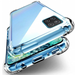 P&otilde;rutuskindel l&auml;bipaistev korpus Samsung Galaxy A22 A72 A52 A42 A12 M12 A02S A21S A51 A71 A11 M11 A50 A70 A30S S10 S20 S21 l&auml;bipaistev silikoonkate Samsung Galaxy A12 puhas