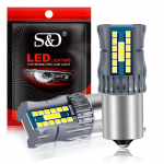 2tk 1156 BA15S P21W Led P21/5W 1157 BAY15D T20 7440 W21W 7443 W21/5W T25 3156 P27W P27/7W 3157 CSP LED pirnid auto piduritule tagatuli 1156 BA15S P21W punane