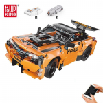 MOLD KING K&otilde;rgtehnoloogilised ehitusklotsid poistele RC Motoriseeritud oranž Challenger Hyper Automudel Telliskivi Lastele M&auml;nguasjad J&otilde;ulukingid oranž