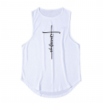 Muscleguysi meeste j&otilde;usaaliriided suvised siseruumides treeningud hingavad kiiresti kuivavad varrukateta T-s&auml;rgid, tr&uuml;kitud v&auml;lijooksud M must