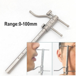 New type Dental Orthodontic Sliding Caliper Dental Implant Measuring Gauge caliper ruler 0-80mm/ 100mm Stainless Steel Dentist Tools 1 piece C