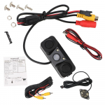 Universaalne minialarm LED-valgusti &ouml;&ouml;n&auml;gemine autotarvikud tahavaatekaamera 3-&uuml;hes tagurdusradari anduri detektor