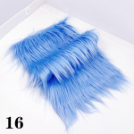 25x45cm Cosplay kangas &otilde;mblusmaterjal 8cm kuhjaga kunstkarusnaha kangas lapit&ouml;&ouml; nuku m&auml;nguhabeme juuste jaoks 16