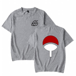 Anime T-s&auml;rk Meeste Naiste Manga Graafiline Uchiha Print Unisex L&uuml;hikeste Varrukatega Topid Teesid Vabaaja T-s&auml;rk T&auml;navar&otilde;ivad Spordir&otilde;ivad T-s&auml;rk M