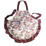 Les Tr&eacute;sors De Lily [R7703] - Retro linane p&otilde;ll 'Belle &Eacute;poque' roosa - 70x68 cm Heleroosa