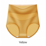 Flarixa naiste k&otilde;rge v&ouml;&ouml;kohaga &otilde;mblusteta alusp&uuml;ksid hingavad j&auml;&auml;siidist aluspesu elastsed k&otilde;htu kujundavad p&uuml;ksid Pits l&auml;bipaistvad alusp&uuml;ksid M kollane